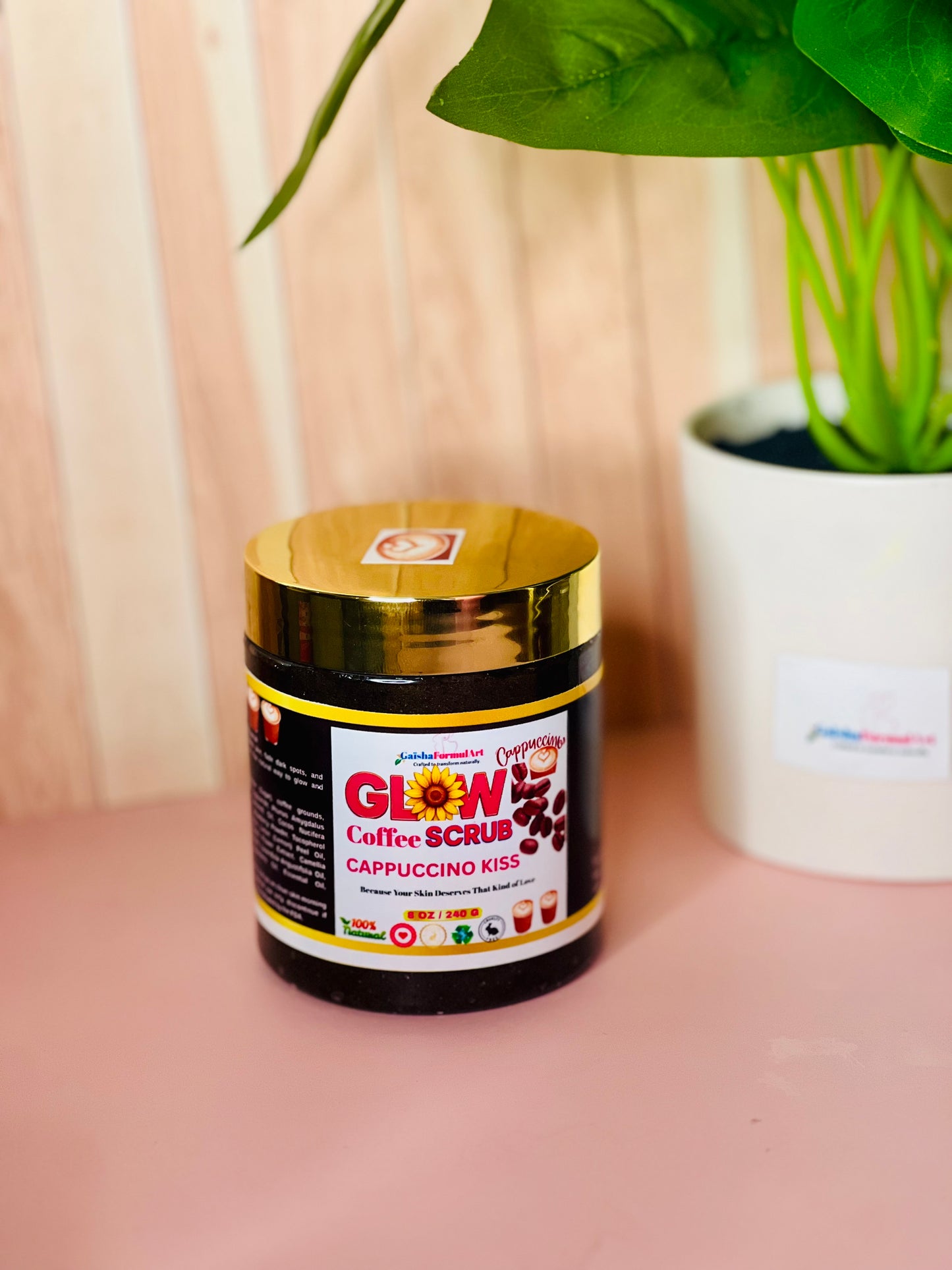 Cappuccino kiss ๐๐Body scrub for glowing skin