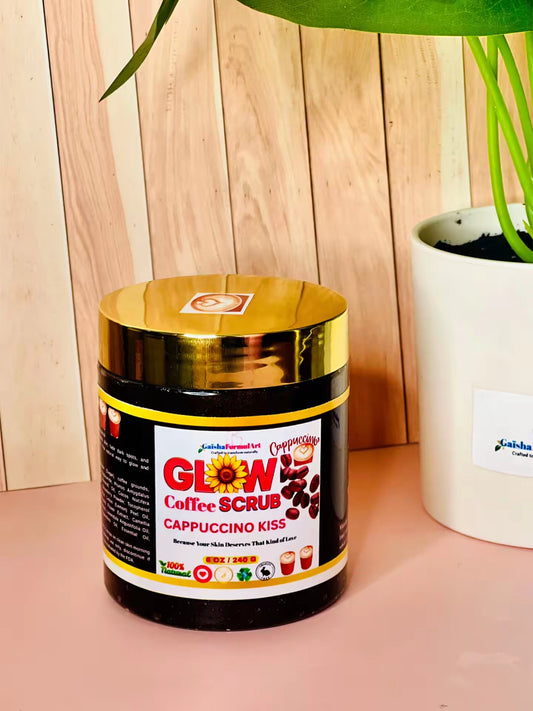 Cappuccino kiss 💋💋Body scrub for glowing skin